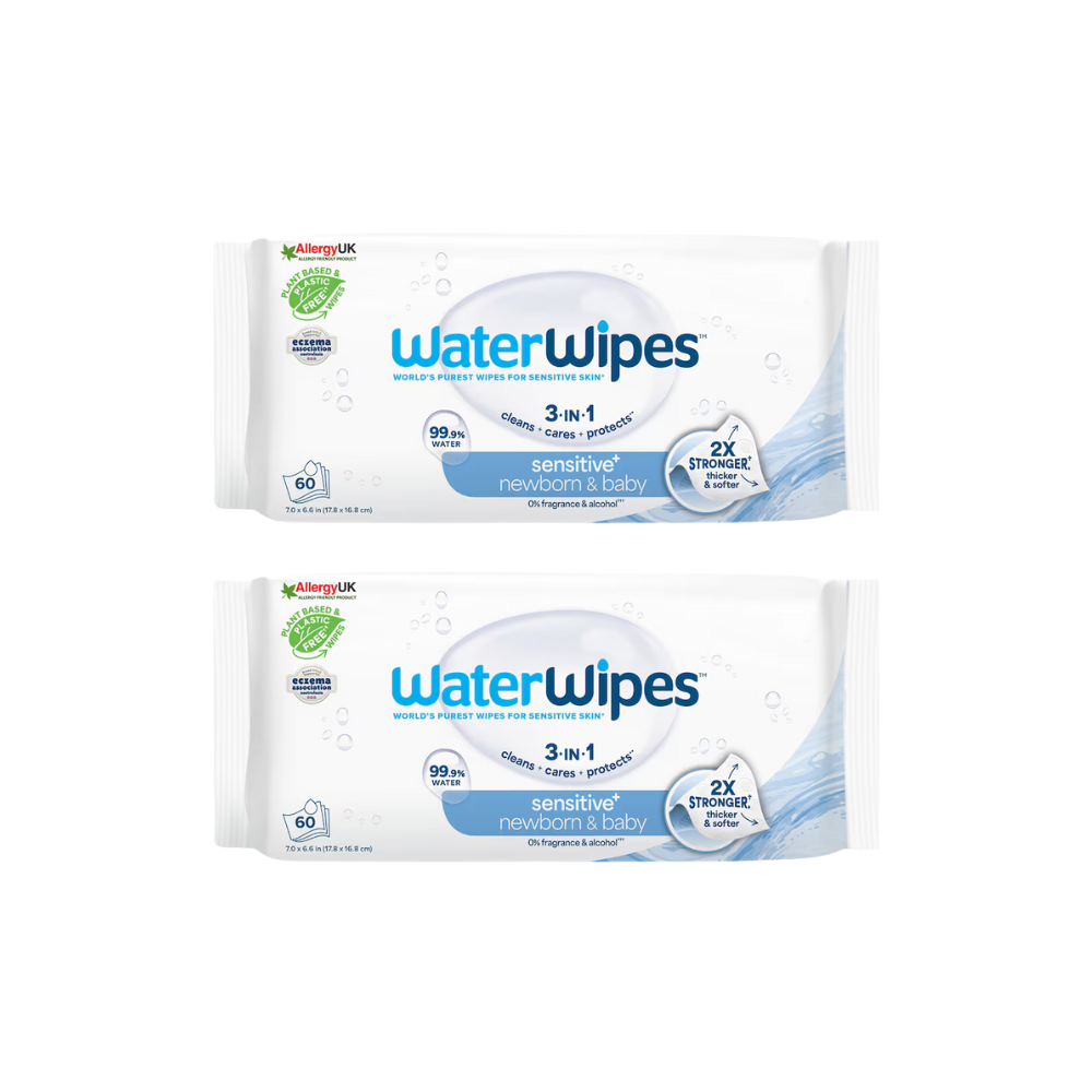 WaterWipes™ The World's Purest Baby Wipes 99.9% Water - Pack of 60