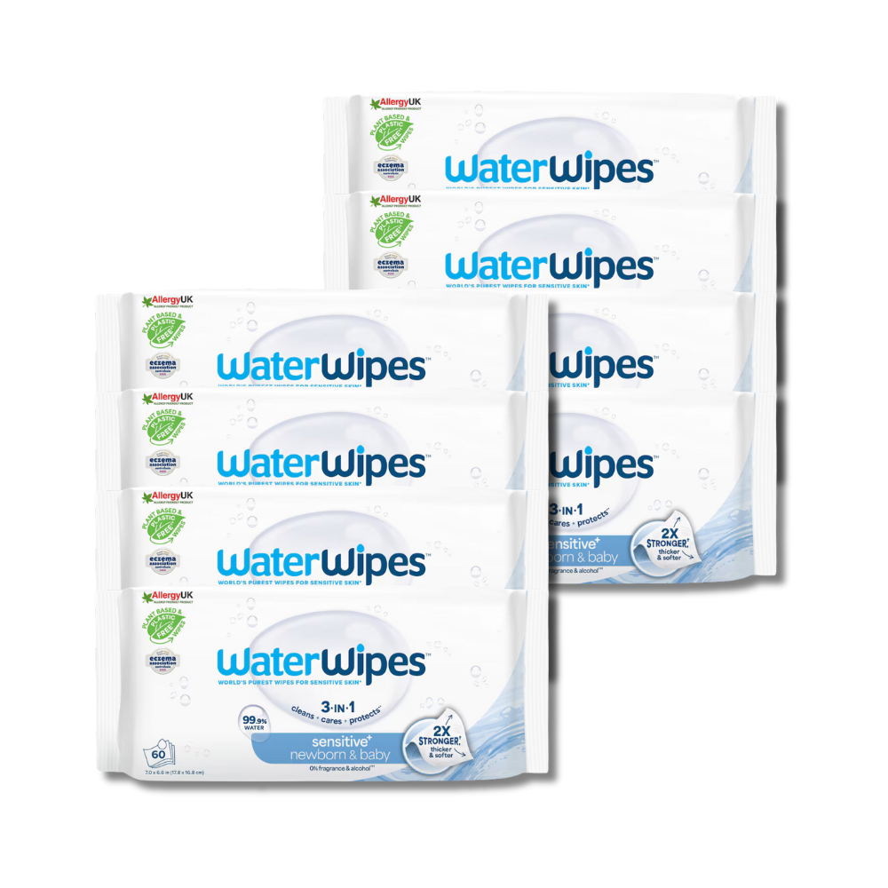WaterWipes™ The World's Purest Baby Wipes 99.9% Water - Pack of 60