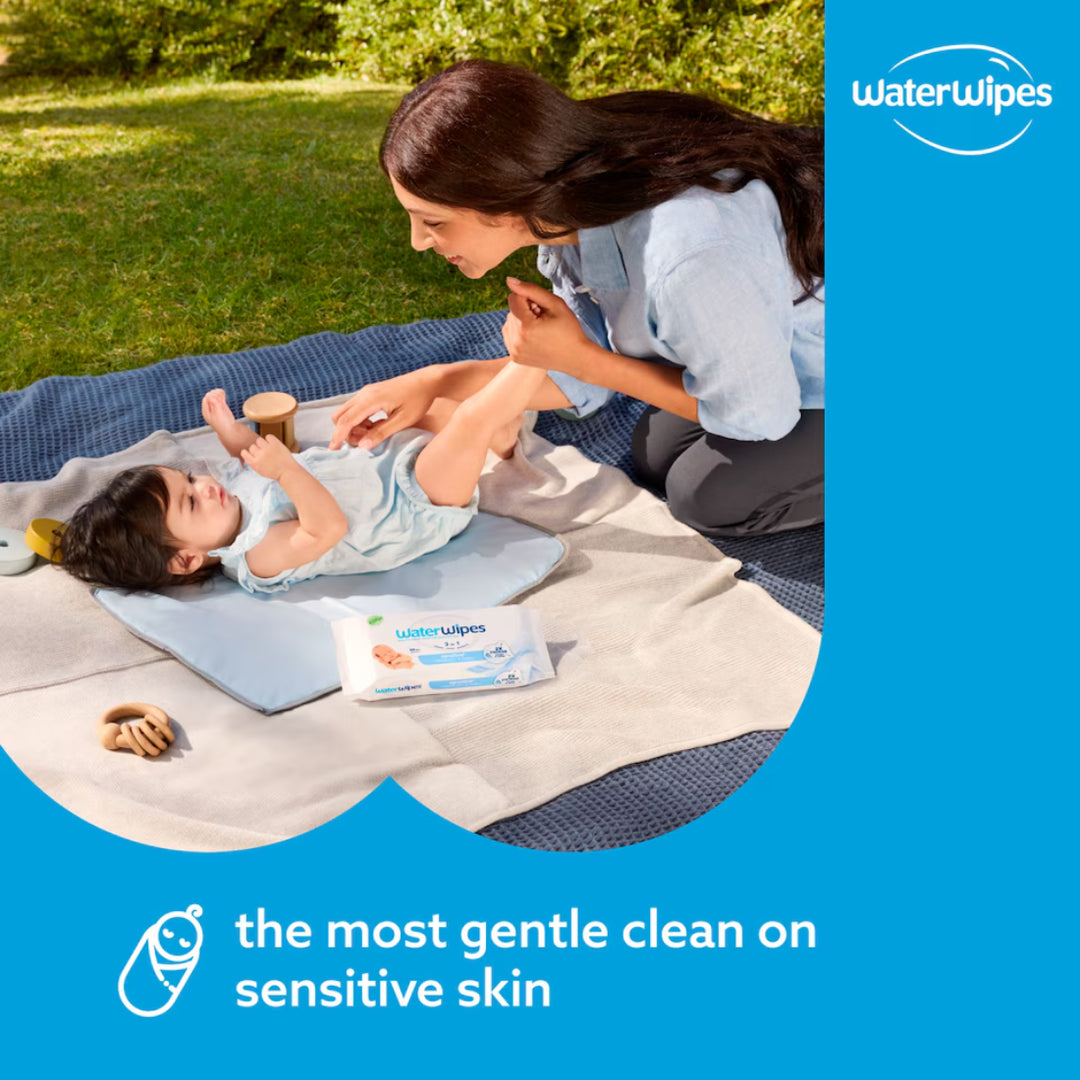 WaterWipes™ The World's Purest Baby Wipes 99.9% Water - Pack of 60