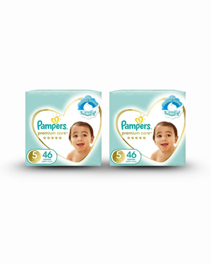 Pampers Premium Care Taped Diapers Size 5 (46 pcs) (11-15KG)