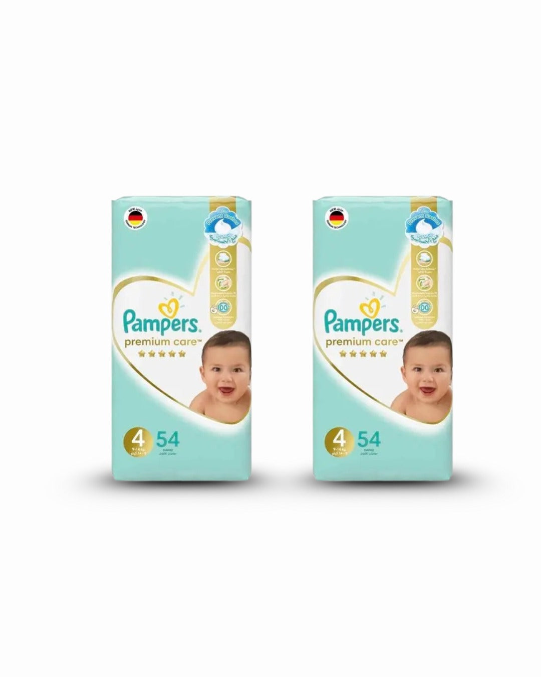 Pampers Premium Care Taped Diapers Size 4 (54 pcs) (9-14KG)