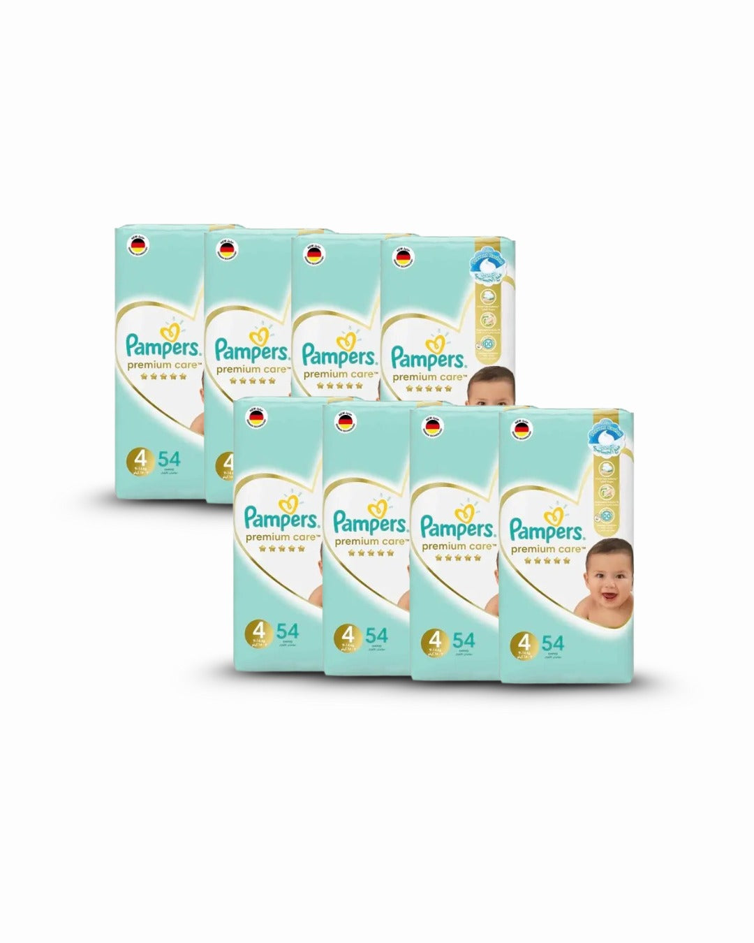 Pampers Premium Care Taped Diapers Size 4 (54 pcs) (9-14KG)