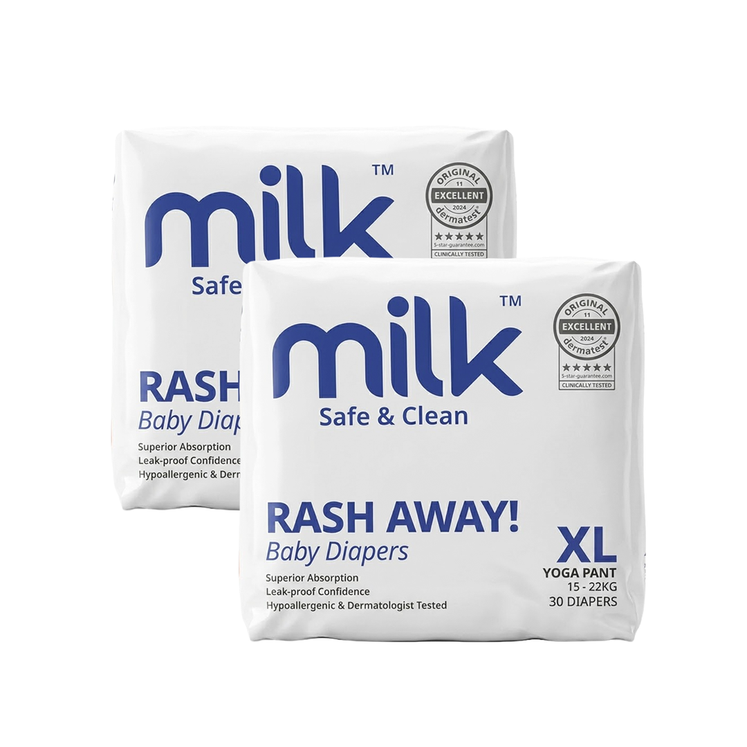 MILK Baby Diaper Yoga Pant Size 5 (XL) (30 pcs) (15-22 kg)