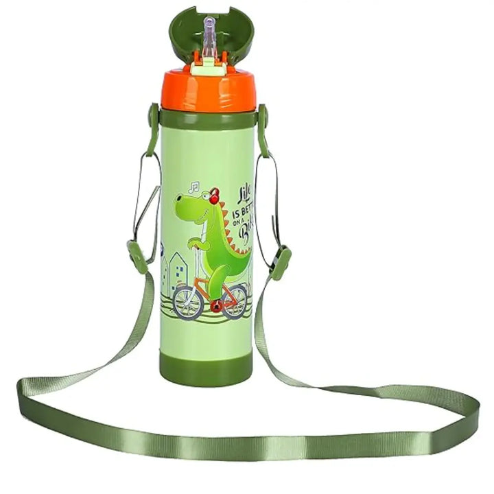 Youp 2in1 Stainless Steel Vacuum Bottle - Brave (500 ml) - Green