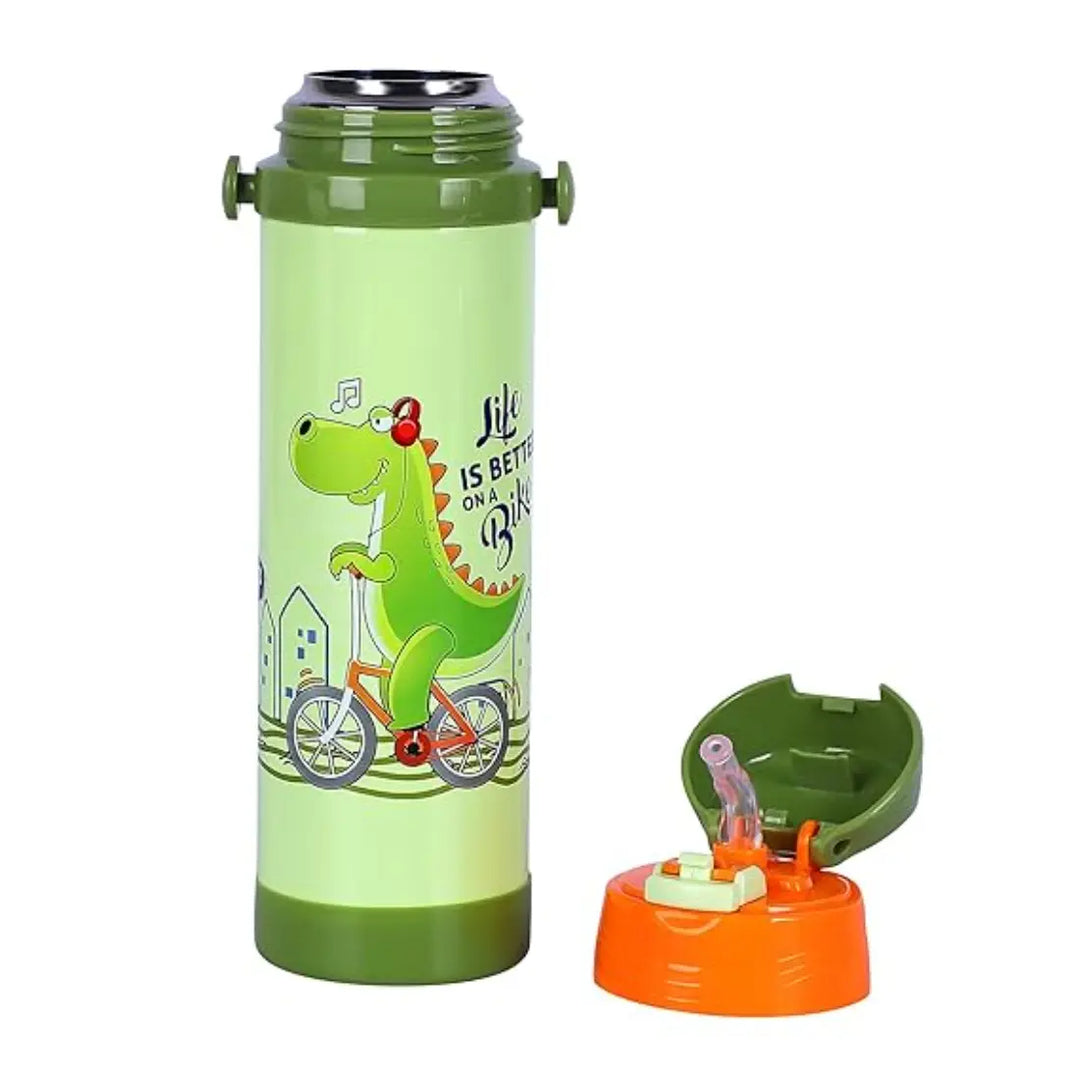 Youp 2in1 Stainless Steel Vacuum Bottle - Brave (500 ml) - Green