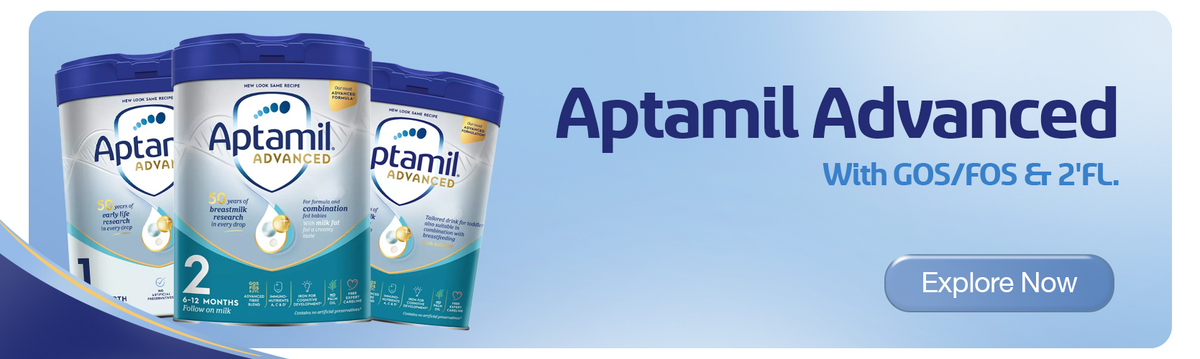 Aptamil Advanced formula milk with GOS/FOS & 2'FL