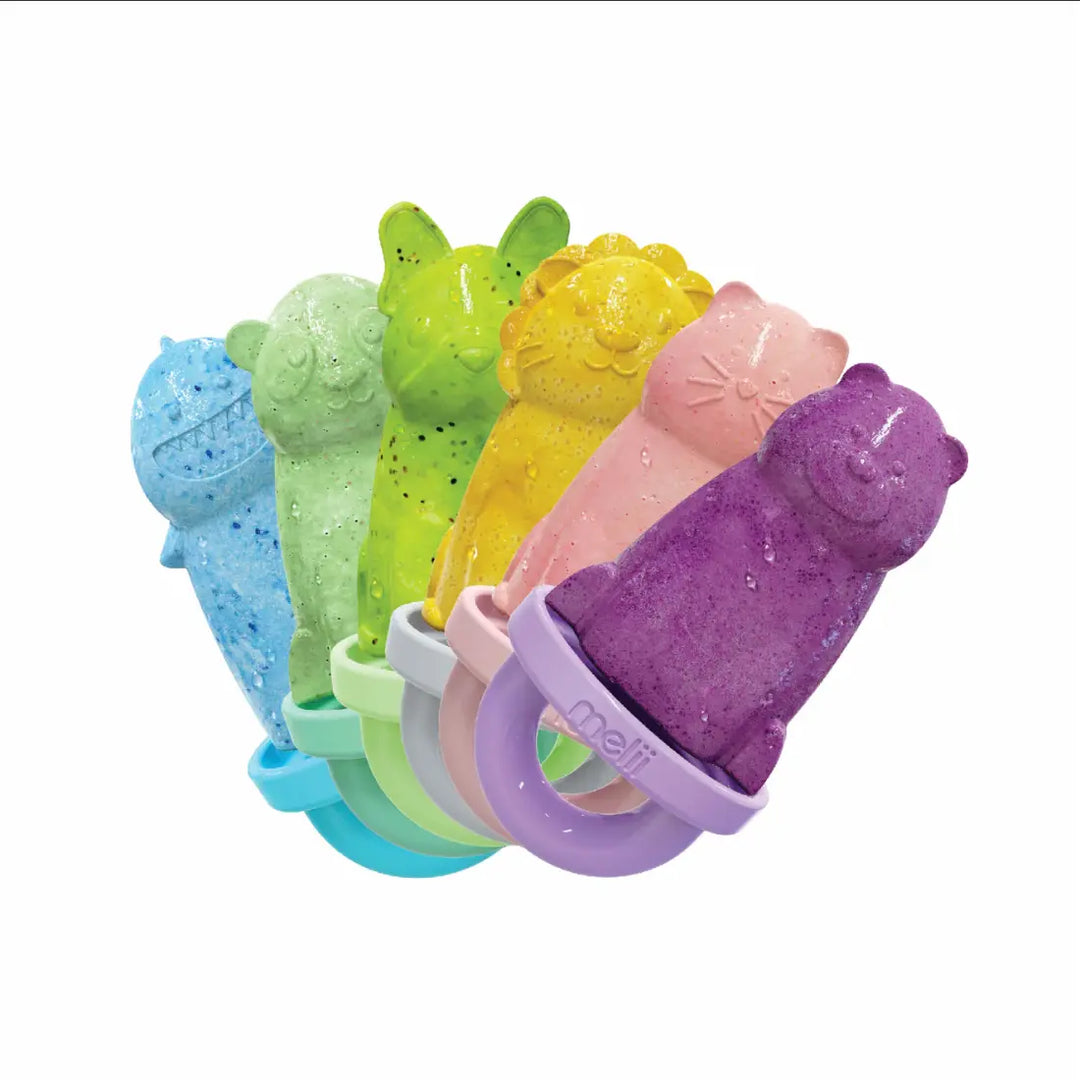 melii 6 Piece Animal Ice Pops with Tray