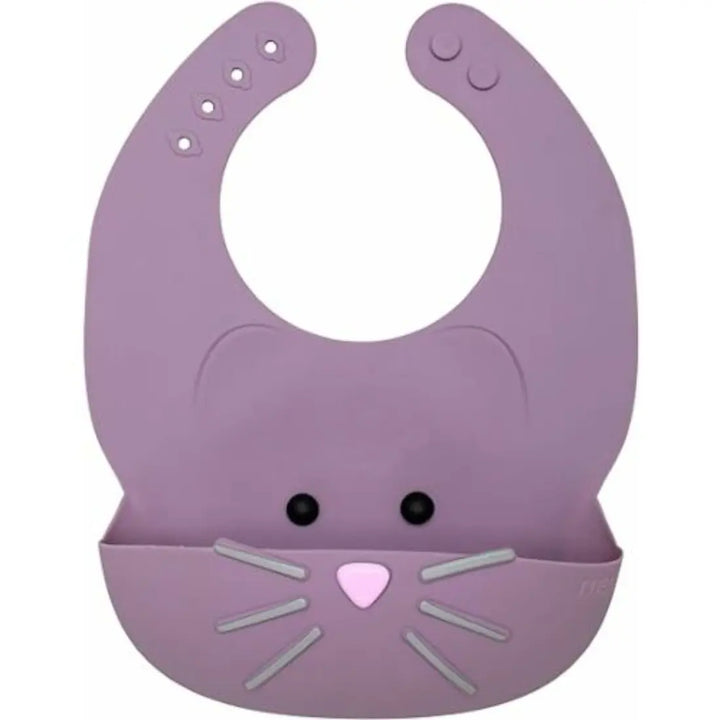 melii Silicone Bib - Cat