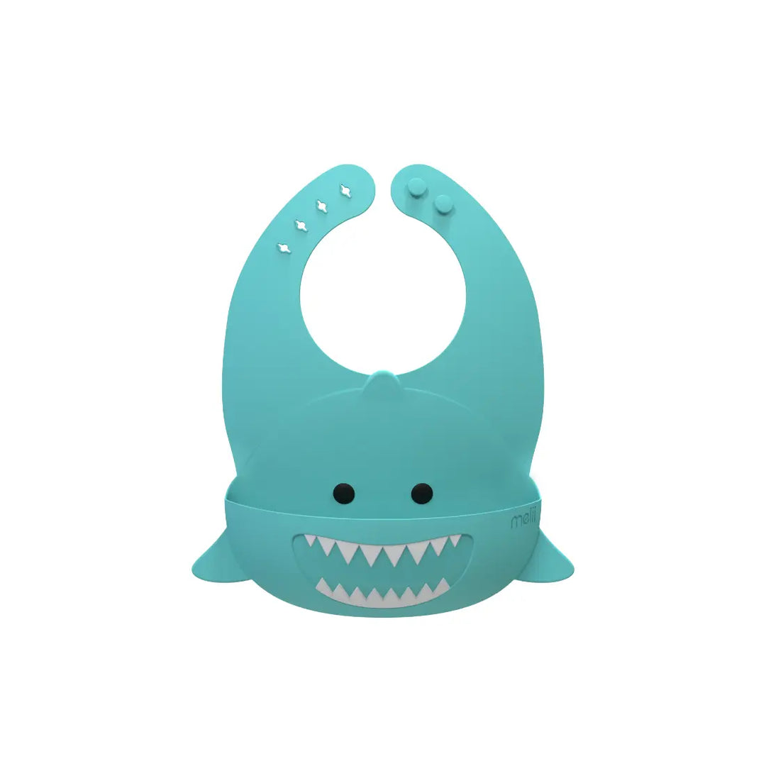 melii Silicone Bib - Shark