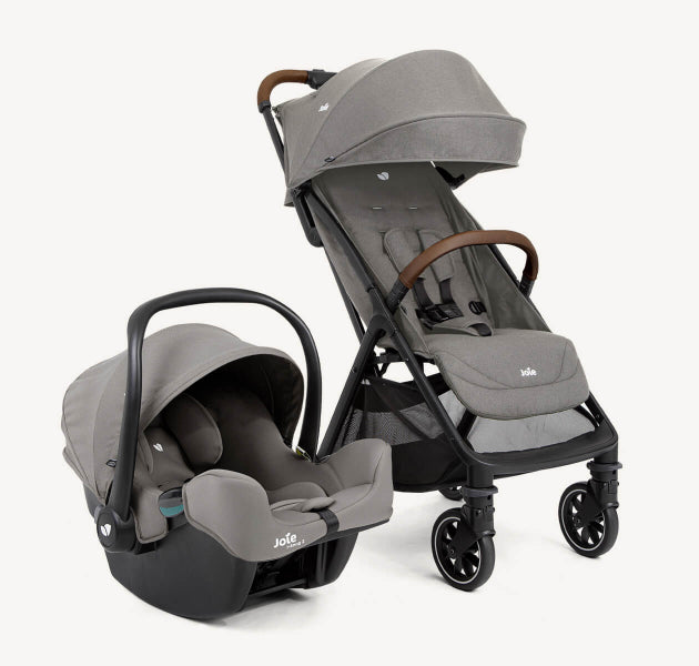 Joie pact™ pro travel system lightweight compact stroller and infant car seat (pebble)