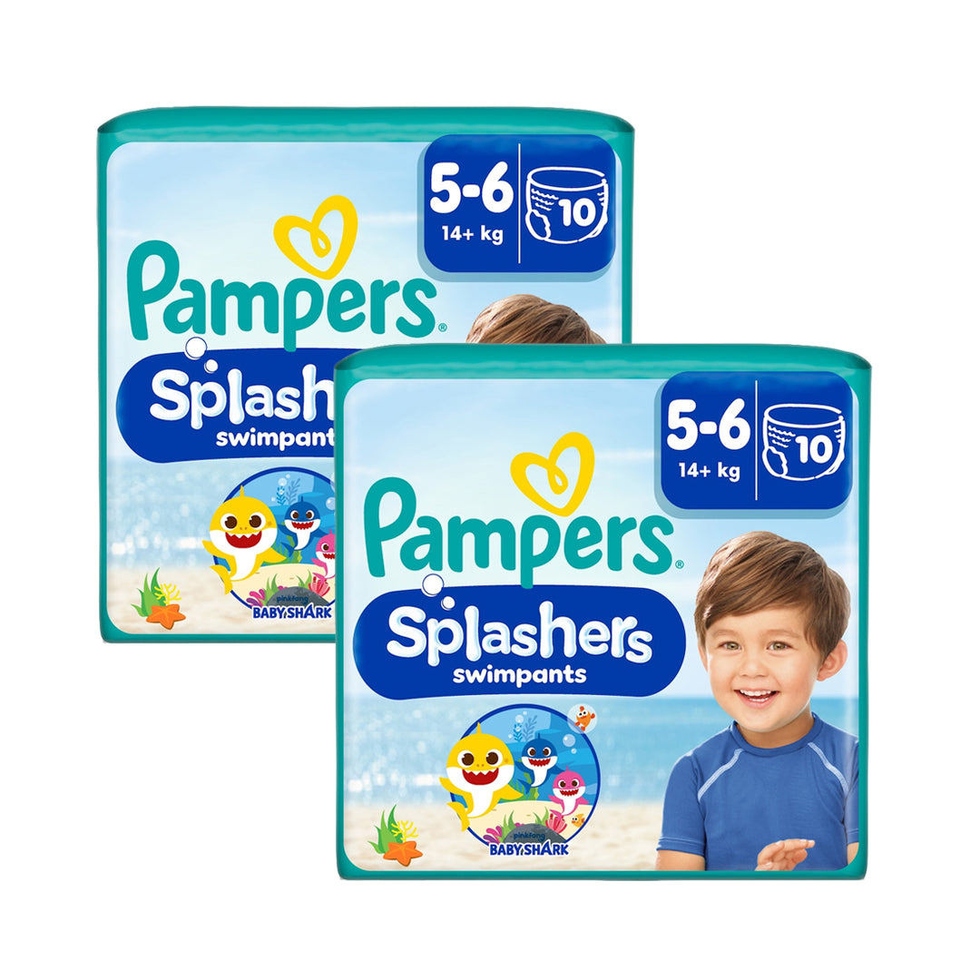 Pampers Splashers Swimming Pants Baby Shark Size 5-6 (10 pcs) (14+KG)