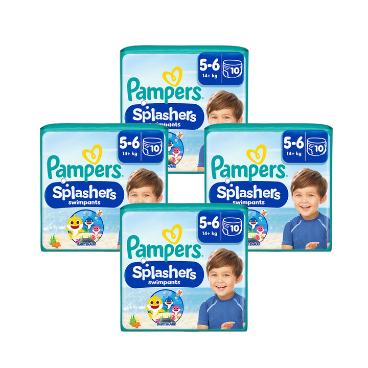 Pampers Splashers Swimming Pants Baby Shark Size 5-6 (10 pcs) (14+KG)