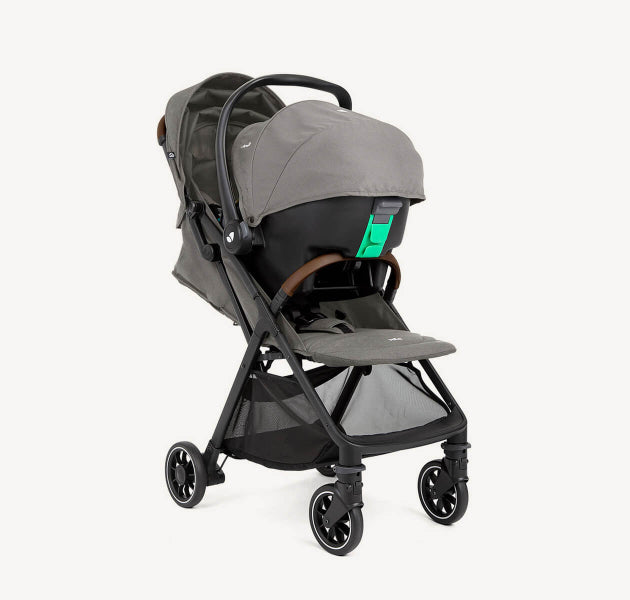 Joie pact™ pro travel system lightweight compact stroller and infant car seat (pebble)