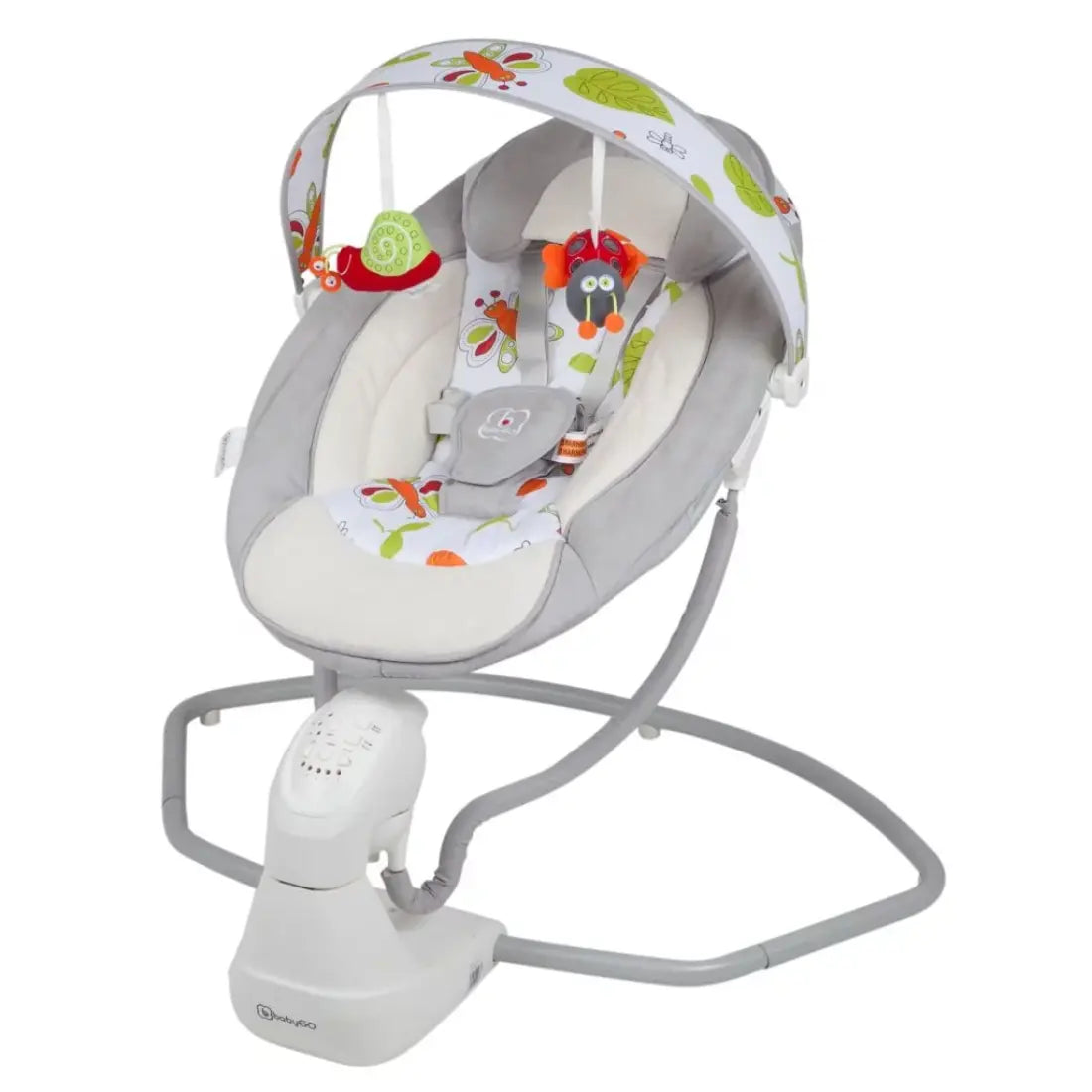 babyGO Cuddly Automatic Swing (Grey)