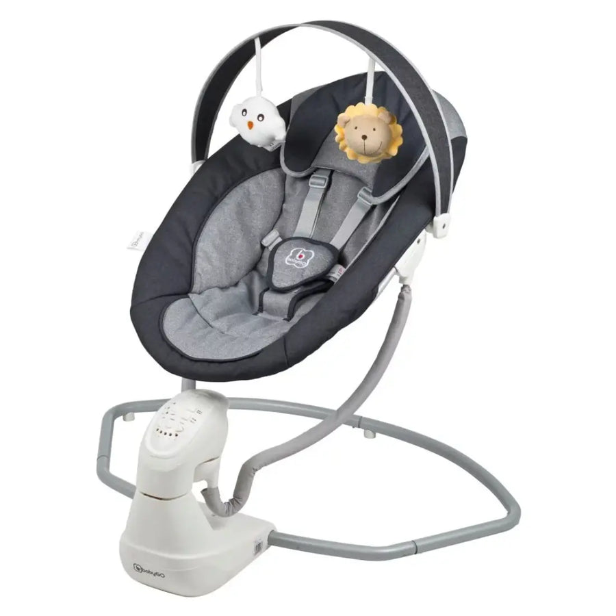 babyGO Cuddly Automatic Swing (Antracite)