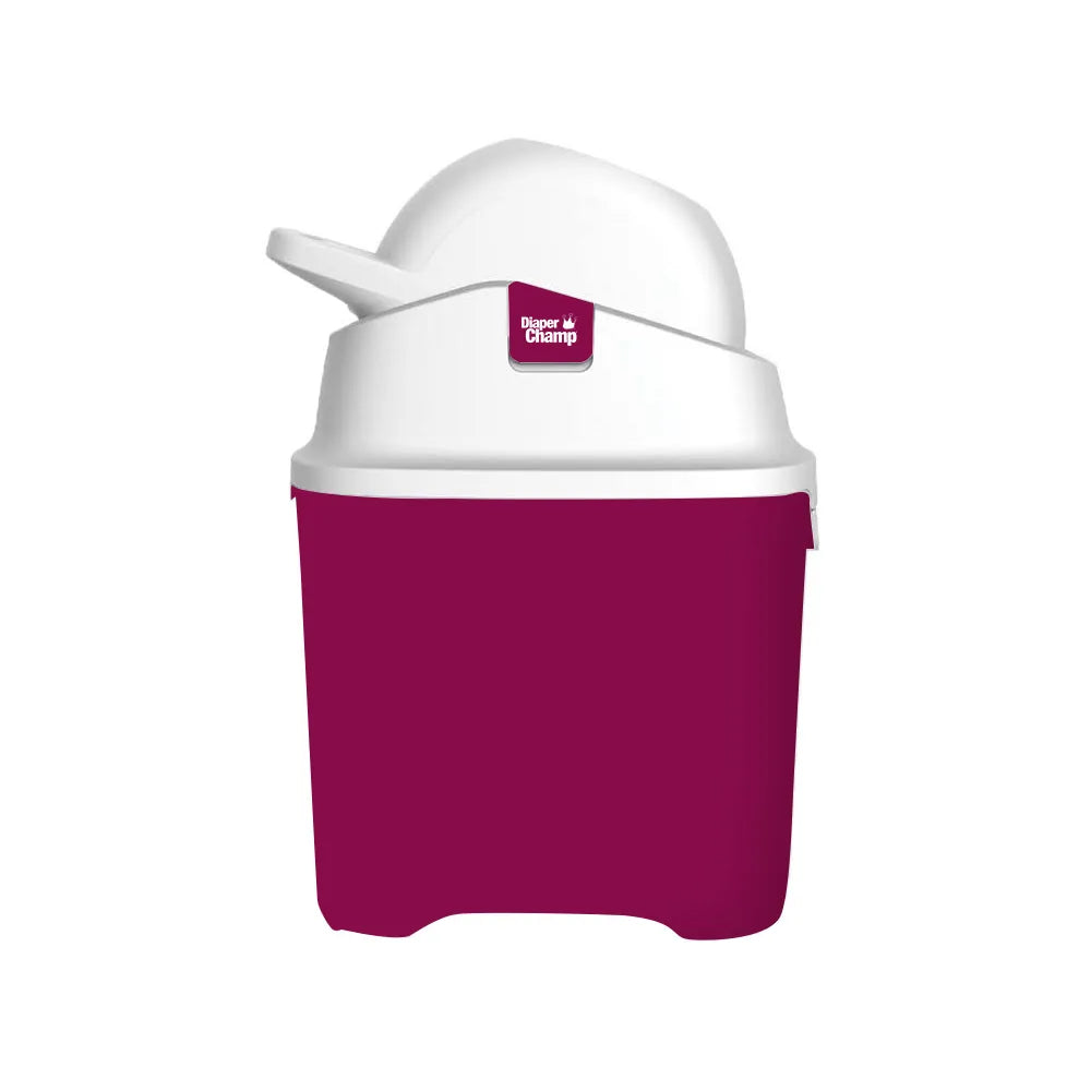 Diaper Champ ONE Standard - Odourless Diaper Pail (Cherry Red)