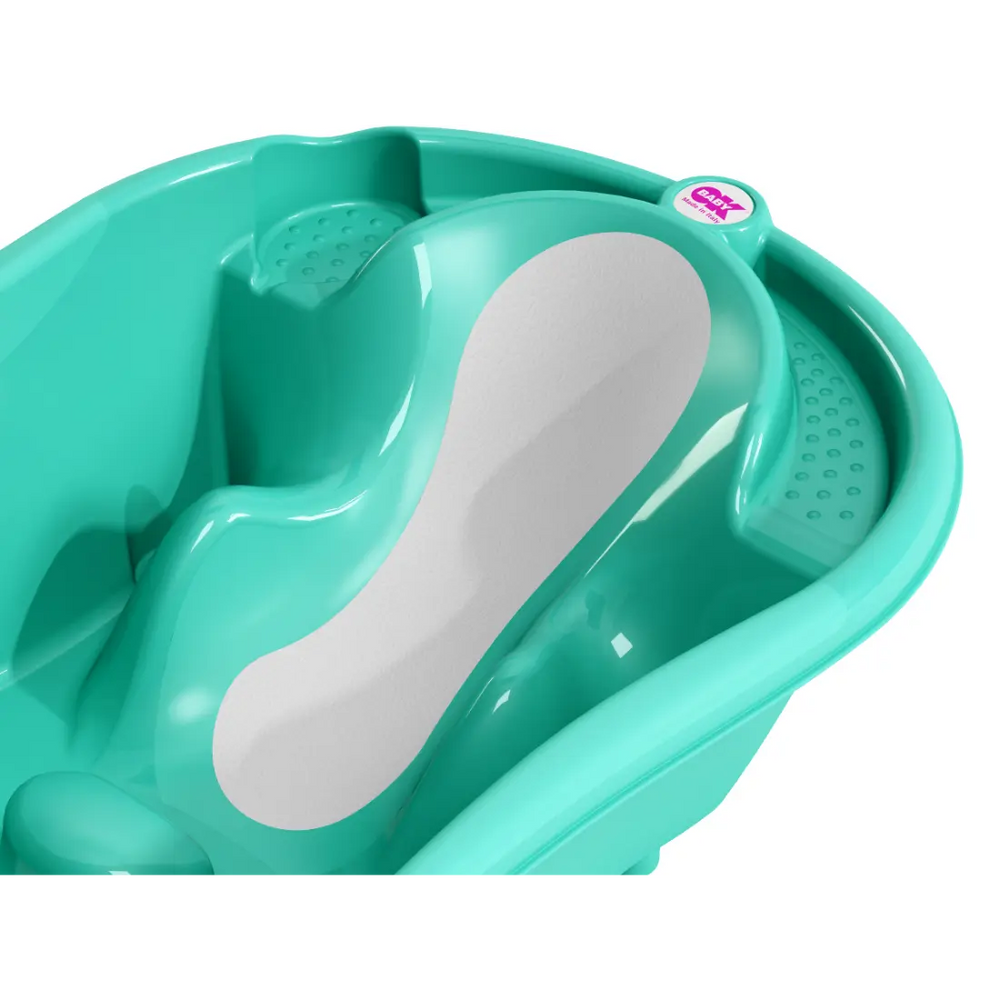 OK Baby Onda Evolution Baby Bath W/Out Support Bars (Turquoise)