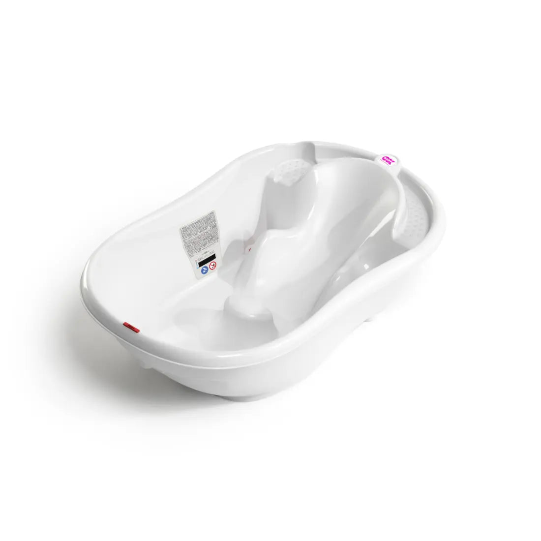 OK Baby Onda Baby Bath W/Out Support Bars (White)
