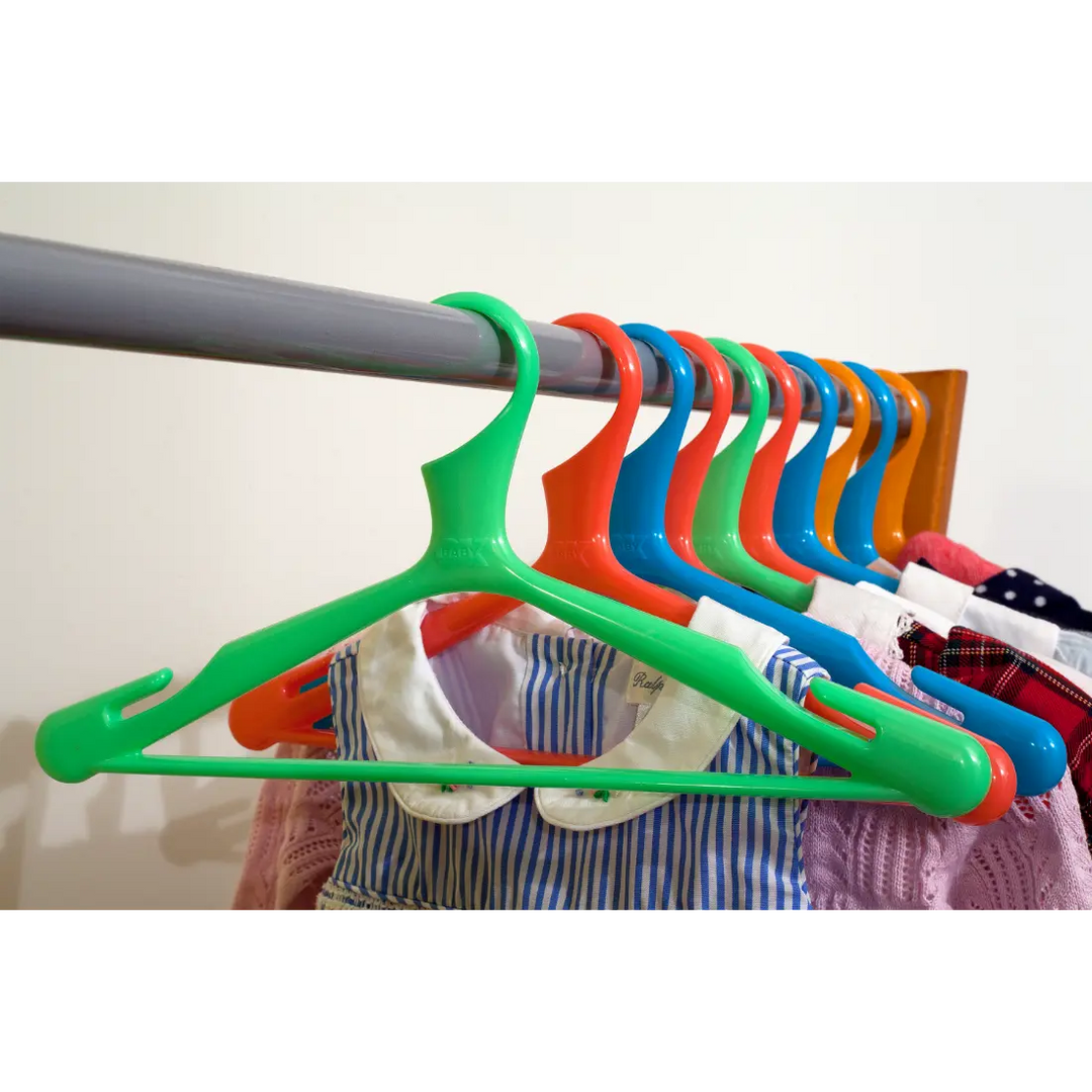 OK Baby Loop Package Of 4 Hangers (Blue/Pink/Orange/Green)