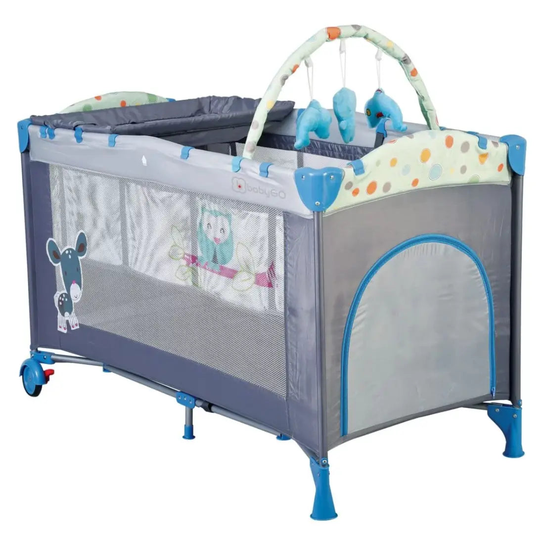 babyGO Sleepwell Playard (Blue)