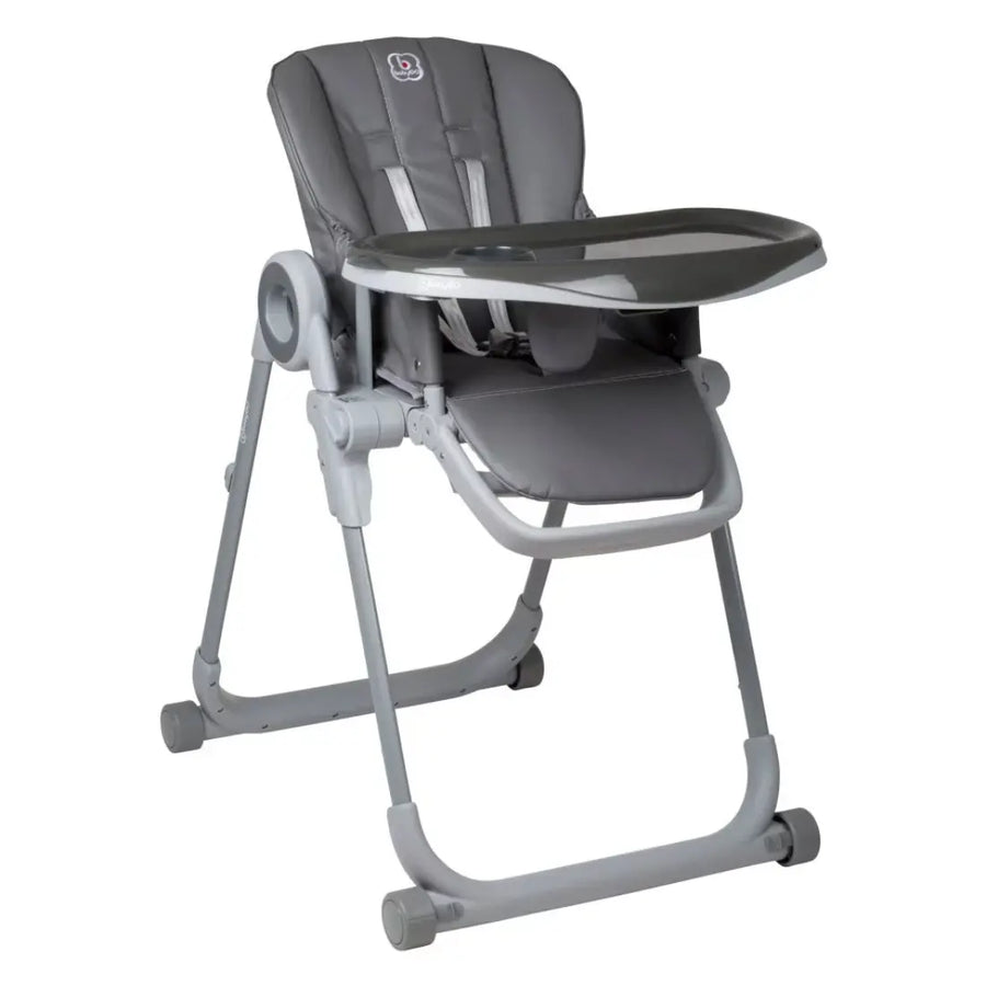 babyGO Divan High Chair - 2 in 1 (Grey)
