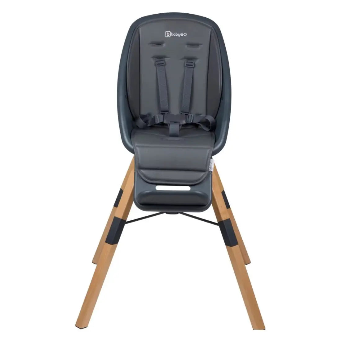 babyGO Carou 360 Rotation High Chair (Grey)