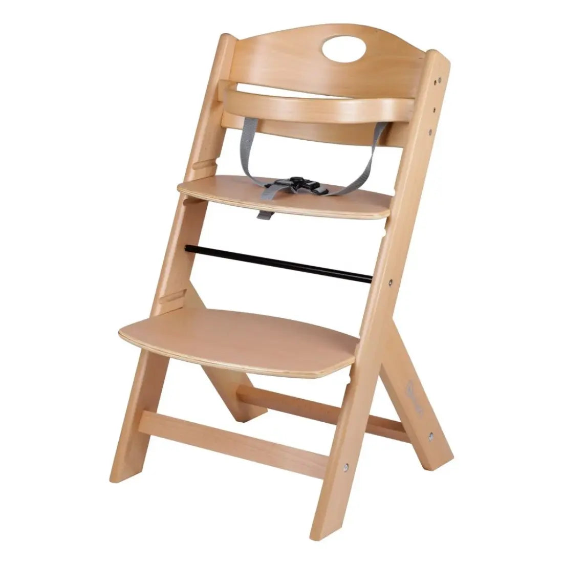 babyGO Family Wooden High Chair (Nature)