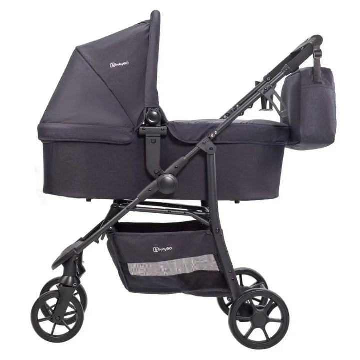 babyGO Style 3 in 1 Stroller Travel Set (Black)
