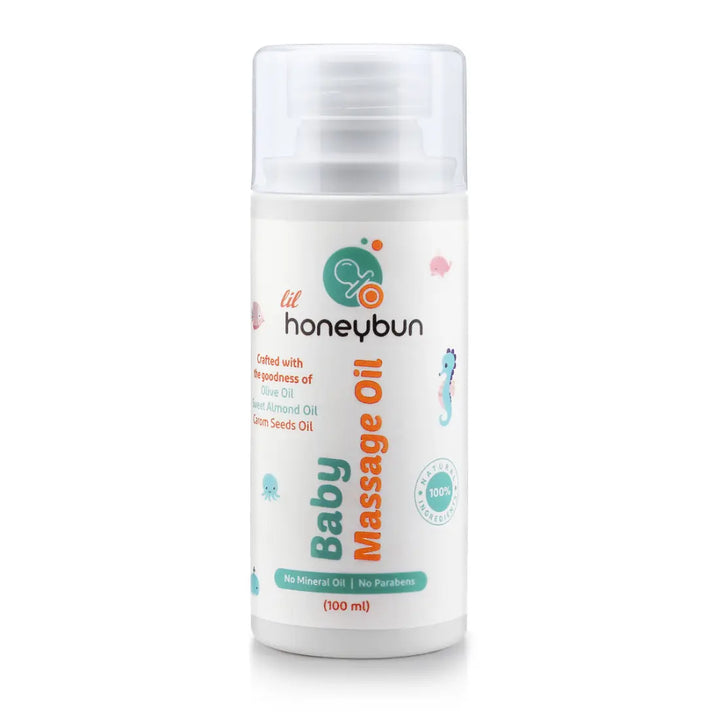 lil honeybun Baby Massage Oil (100 ml)