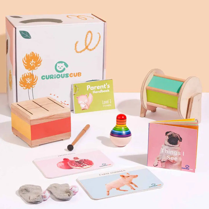 Curious Cub Montessori Box - 5 Months+ (Level 3)