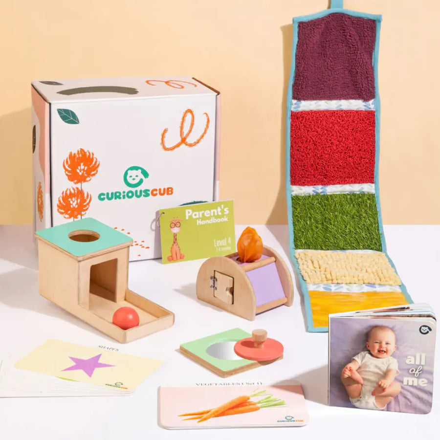 Curious Cub Montessori Box - 7 Months+ (Level 4)