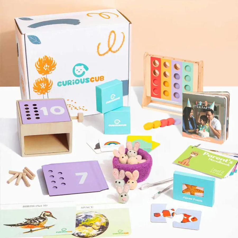 Curious Cub Montessori Box - 24 Months+ (Level 11)