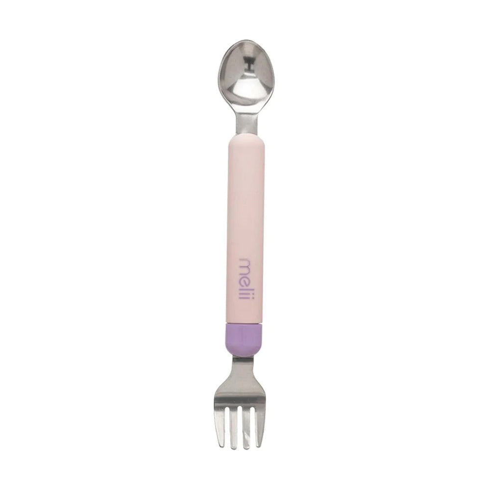 melii Spork On the Go (Pink/Purple)