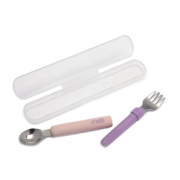 melii Spork On the Go (Pink/Purple)