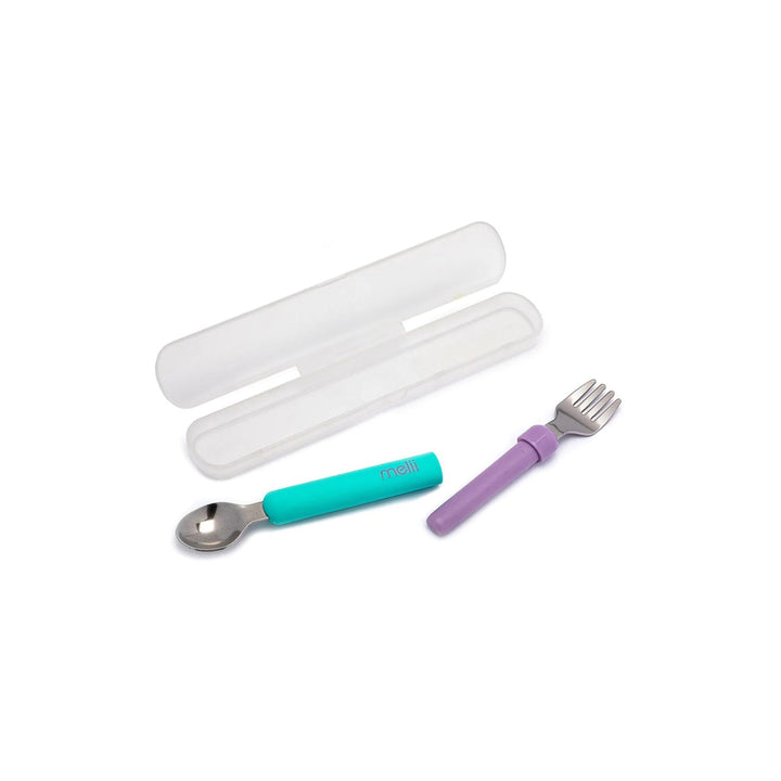 melii Spork On the Go (Blue/Purple)