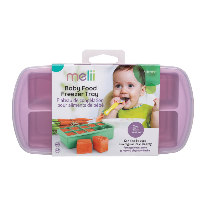 melii Silicone Baby Food Freezer Tray (Pink)