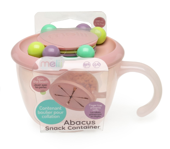 melii Snack Container - Abacus (Pink)