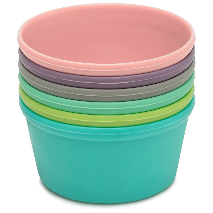 melii Rainbow Silicone Food Cups - 6 pcs