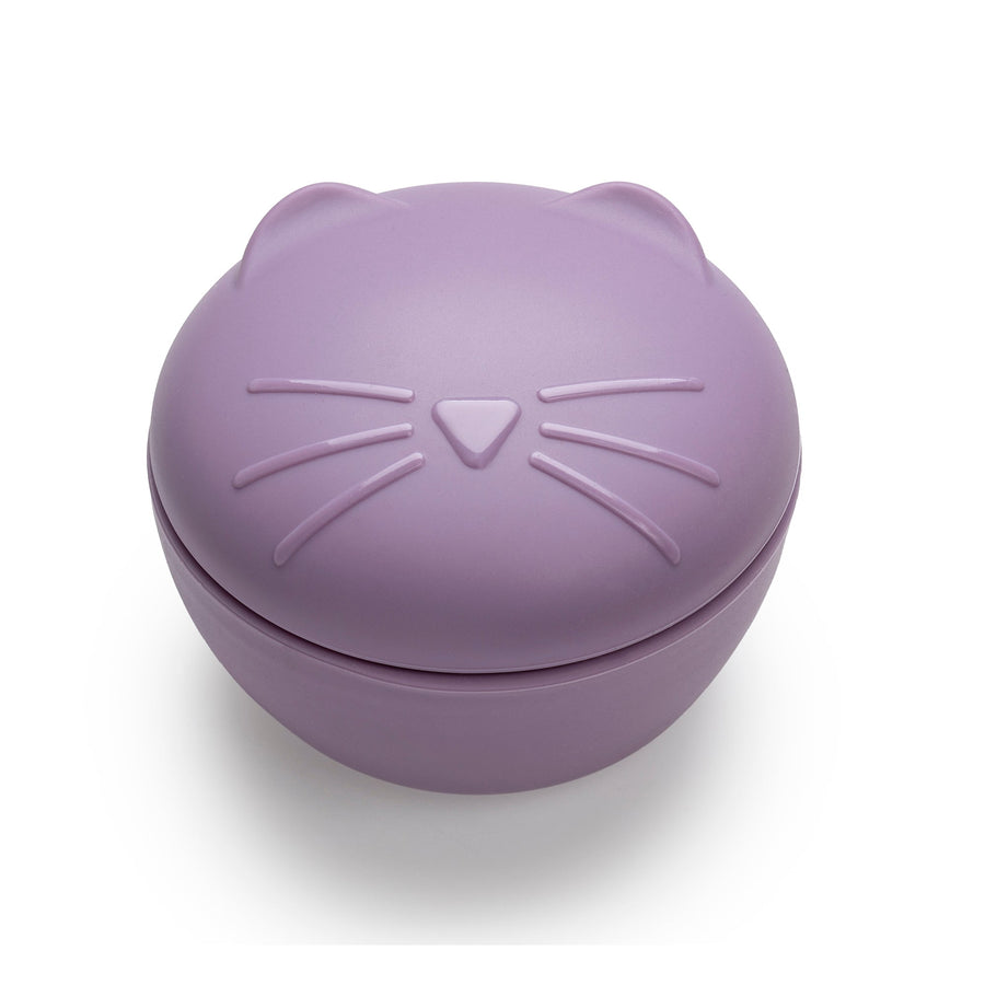 melii Silicone Bowl with Lid - Cat
