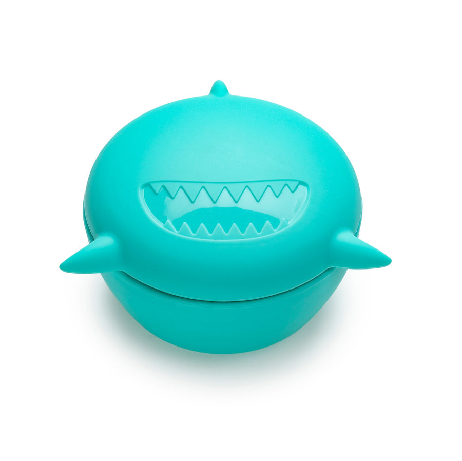 melii Silicone Bowl with Lid - Shark