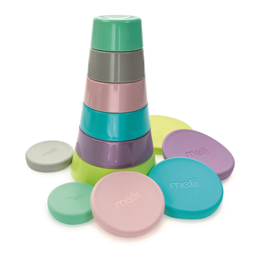 melii Stacking Containers with Silicone Lids
