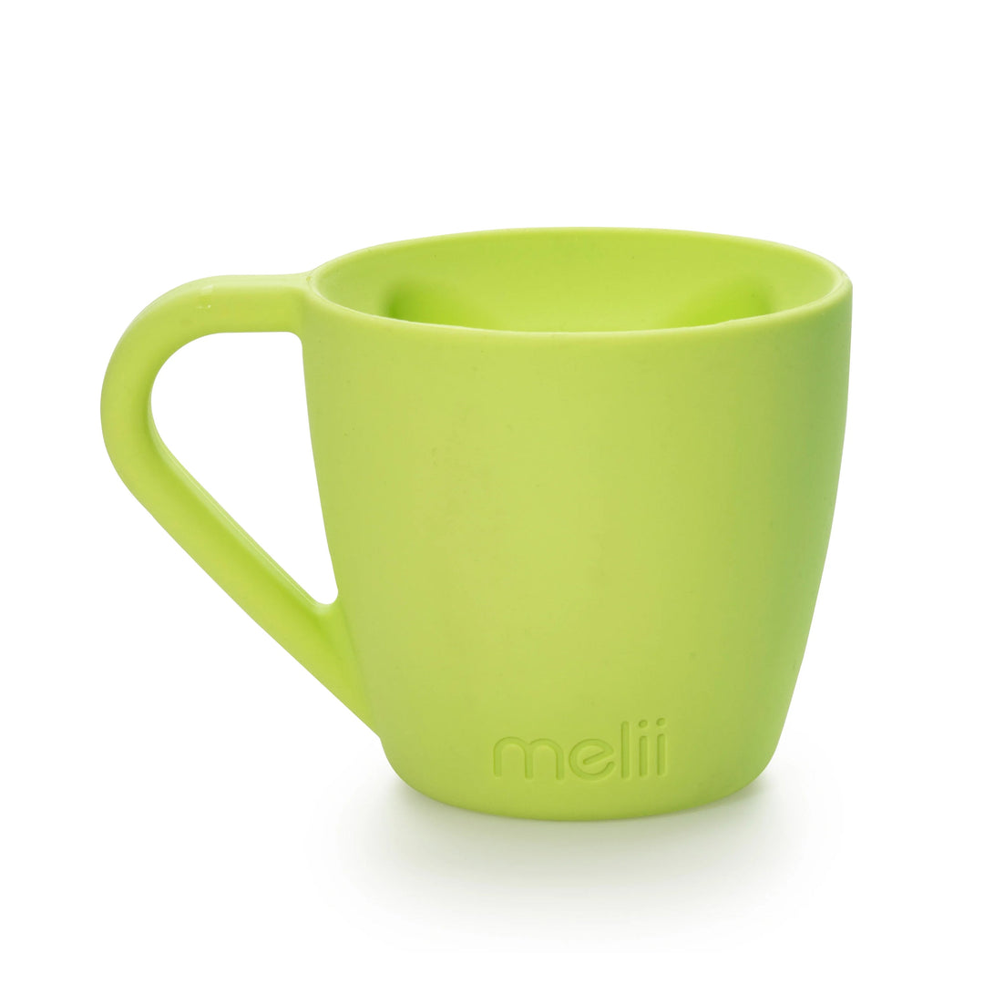 melii Silicone Bear Mug - 2 pack (Green/Blue)