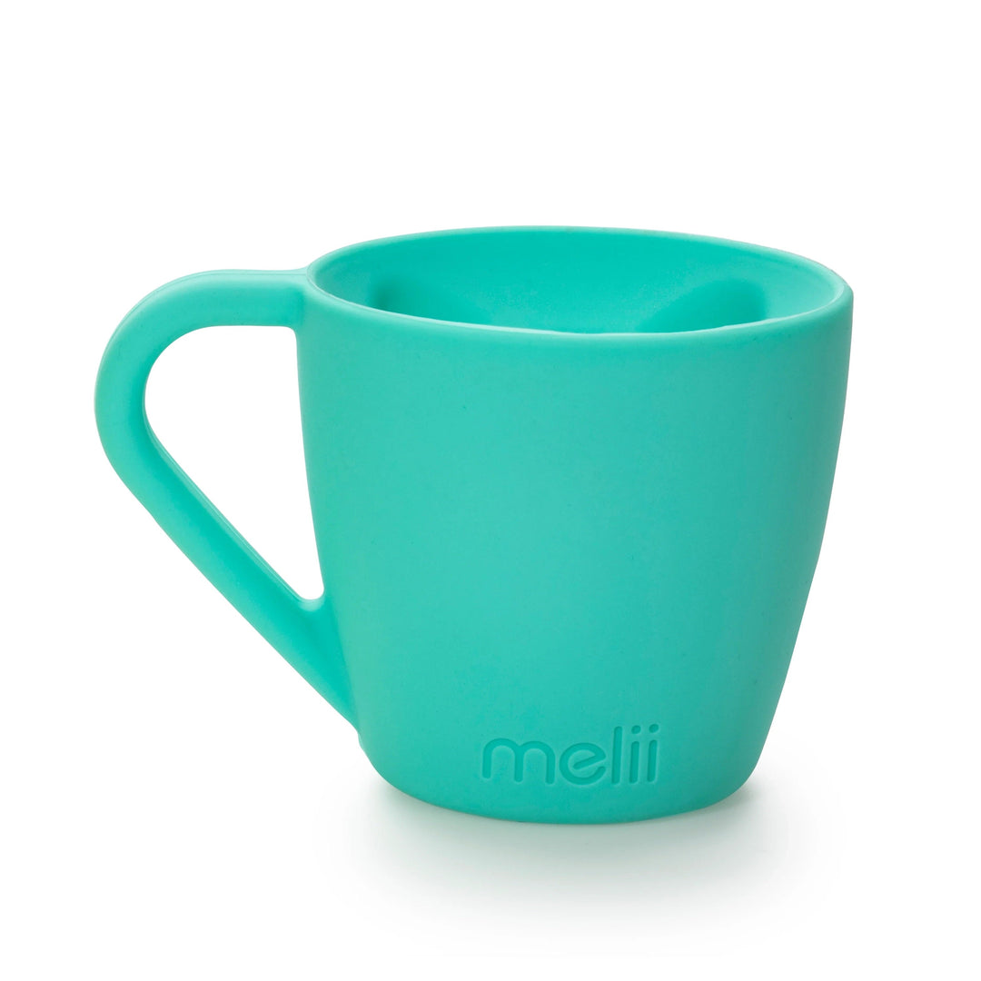 melii Silicone Bear Mug - 2 pack (Green/Blue)