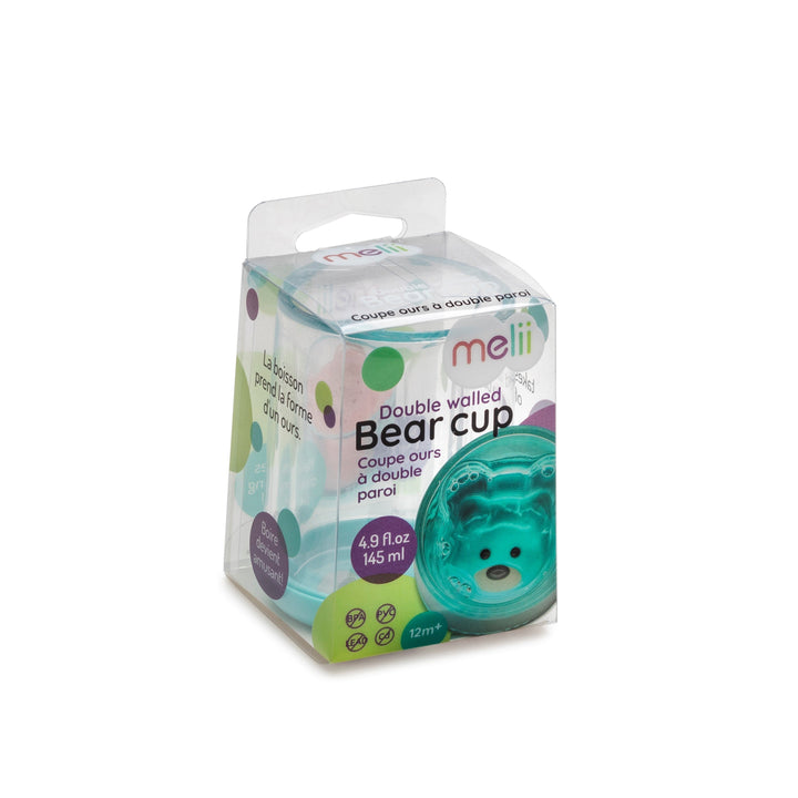 melii Double Walled Bear Cup - 1 pack (Blue)