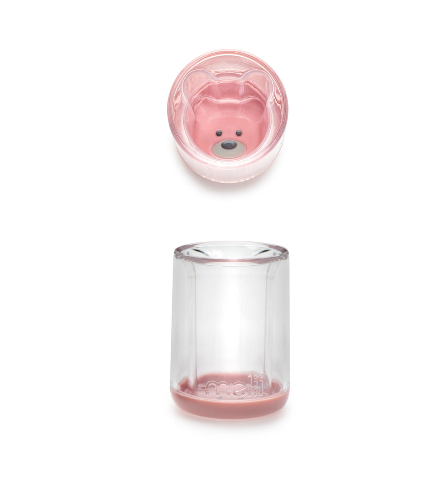 melii Double Walled Bear Cup - 1 pack (Pink)