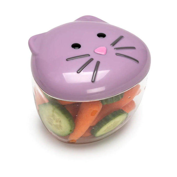 melii Snack Container - Bulldog & Cat - 2 pack