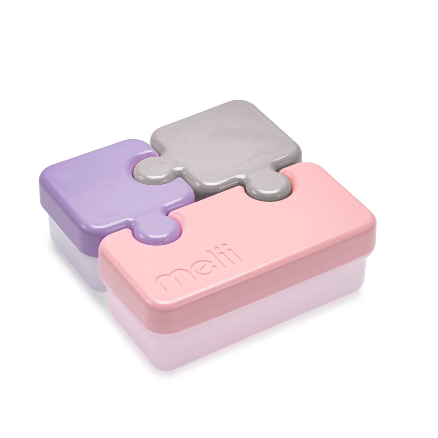 melii Puzzle Container (Pink/Grey)