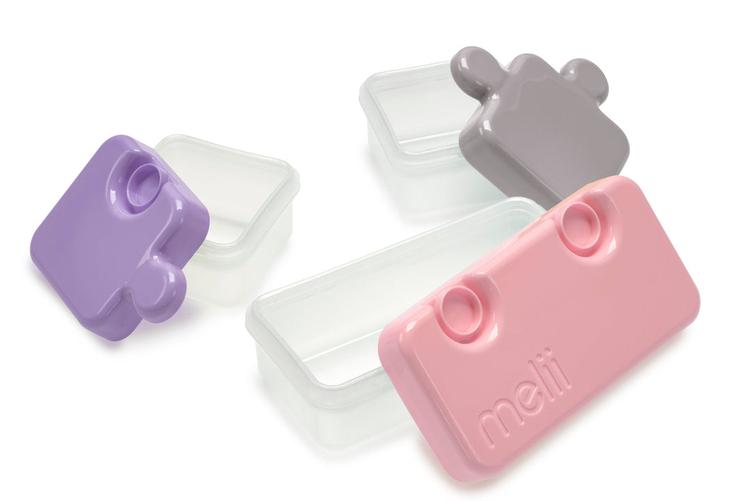 melii Puzzle Container (Pink/Grey)